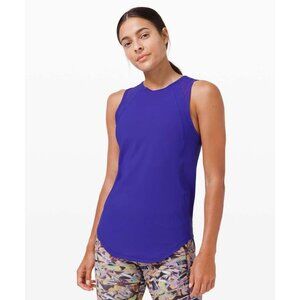 Lululemon Sculpt Tank *SeaWheeze Lazurite Tank Top Small Medium